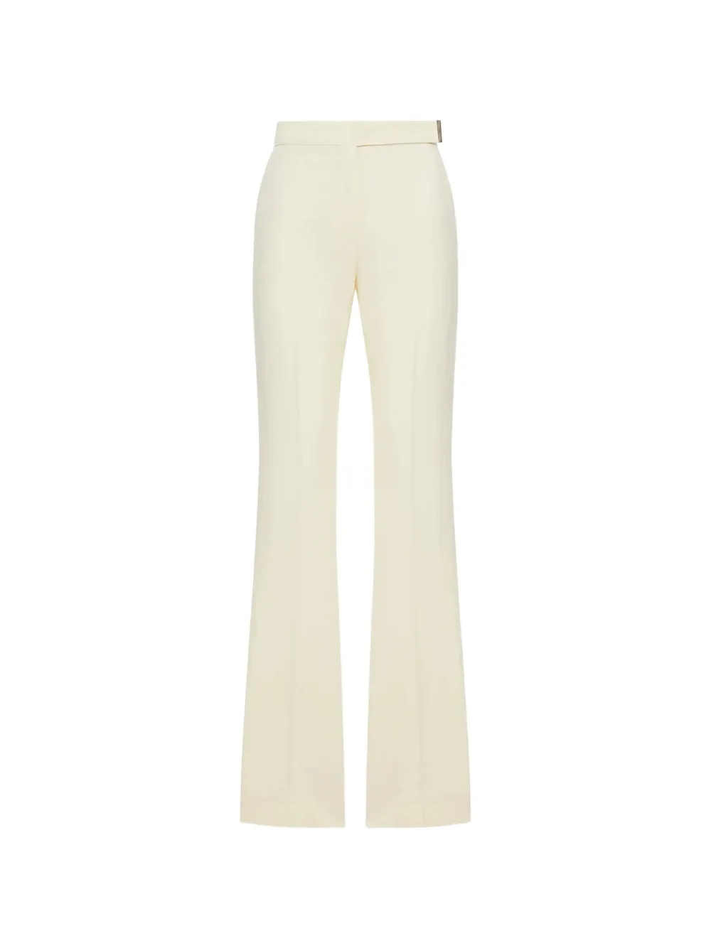 Max Mara pressed-crease flared trousers - Toni neutri