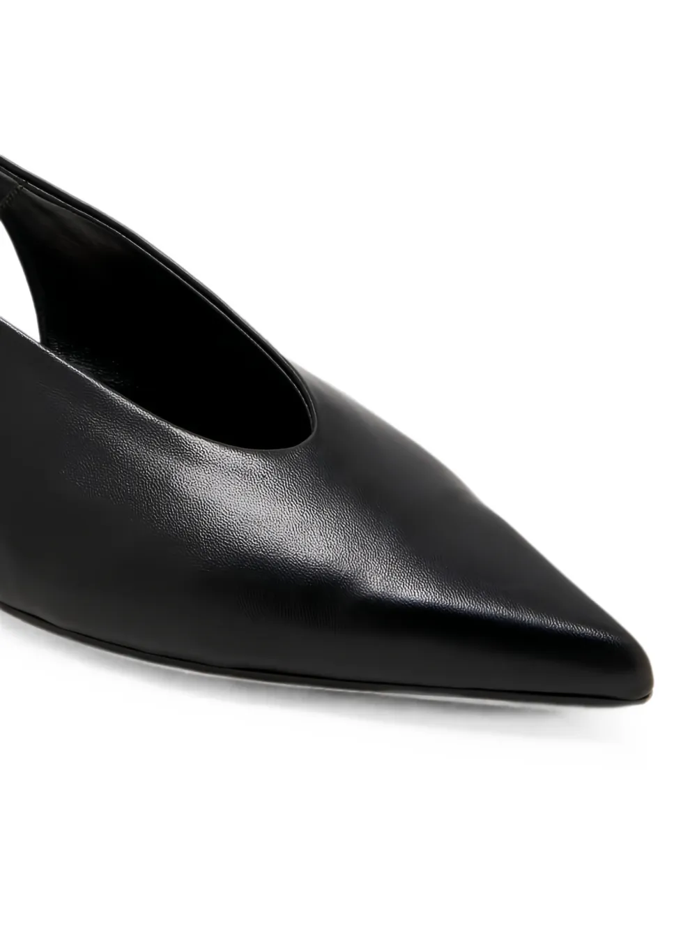 Aeyde Camila pointed-toe slingback pumps Zwart