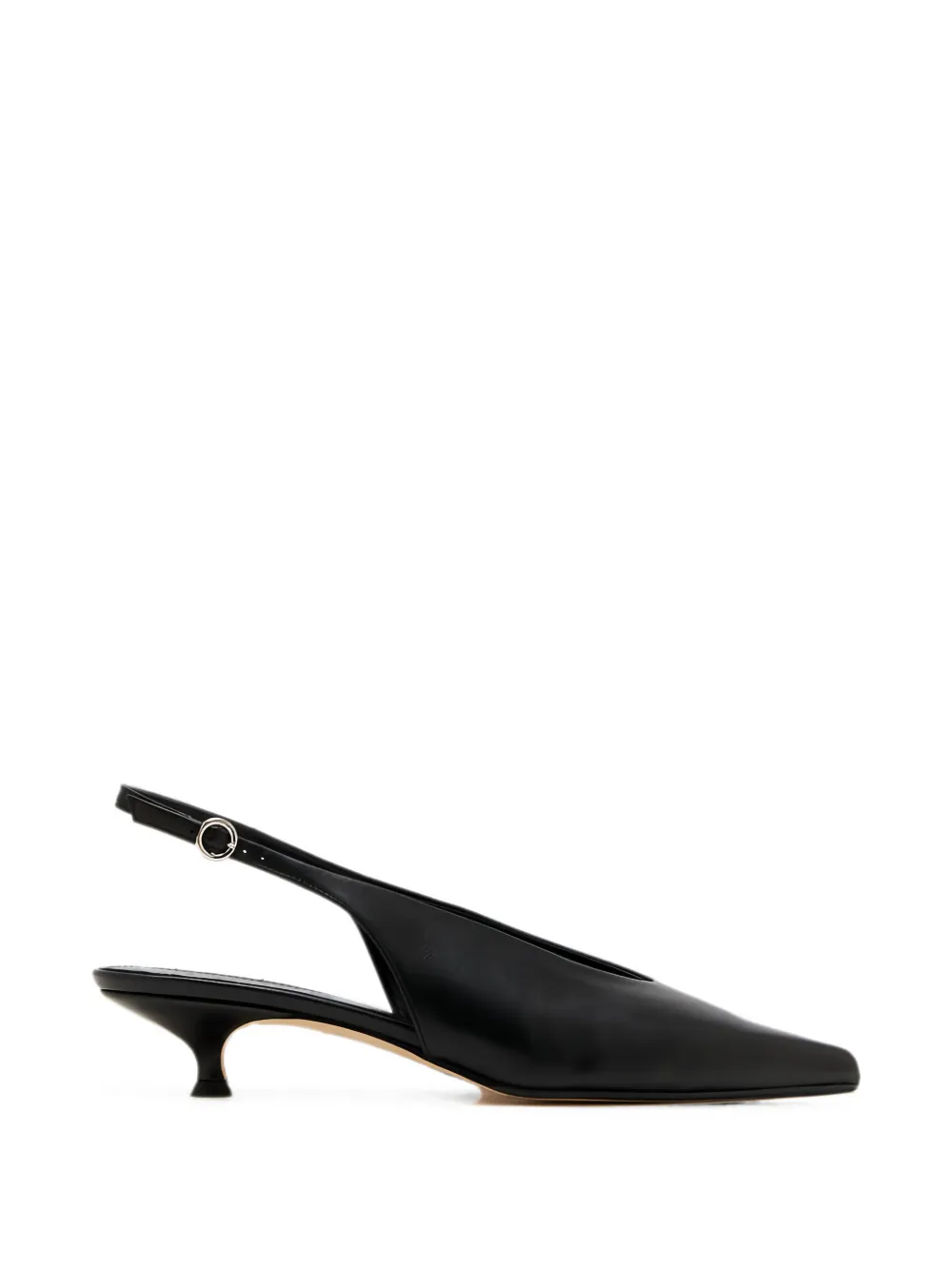 Aeyde Camila pointed-toe slingback pumps Zwart