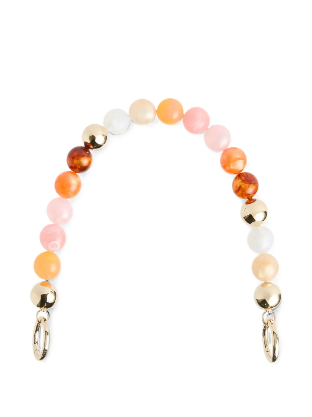 Furla Myfurla bead-embellished bag strap - Orange