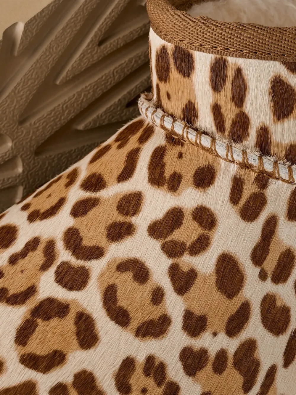 UGG Classic Ultra Mini leopard-print ankle boots Beige