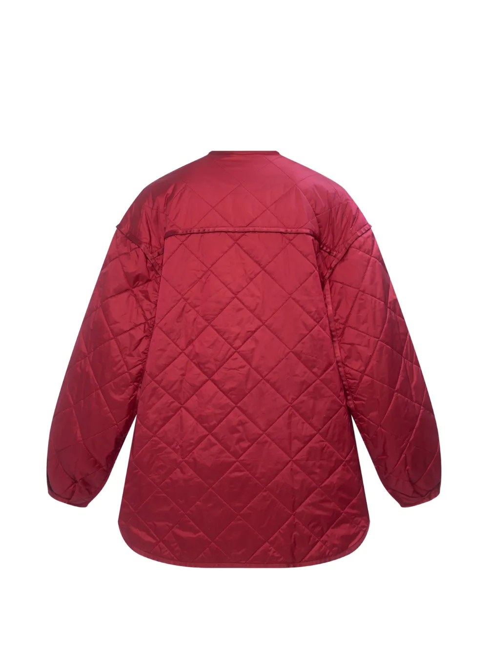 Max Mara Kraagloze jas Rood