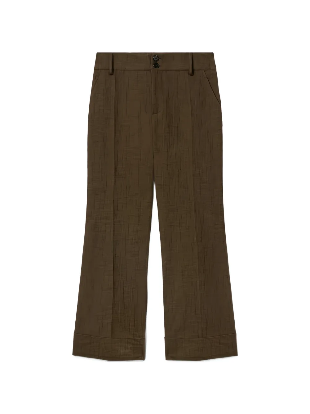 La DoubleJ Hendrix textured trousers - Marrone