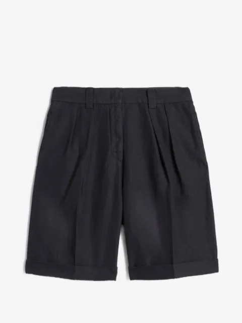ASPESI pleated turn-up-hem shorts