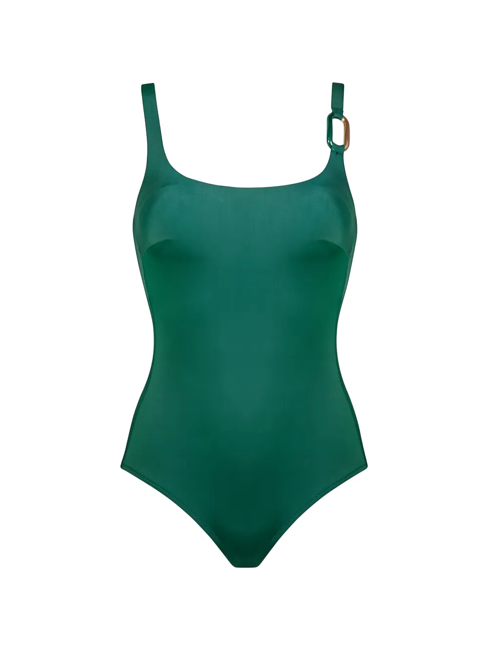 Maryan Mehlhorn buckle-detail swimsuit - Verde