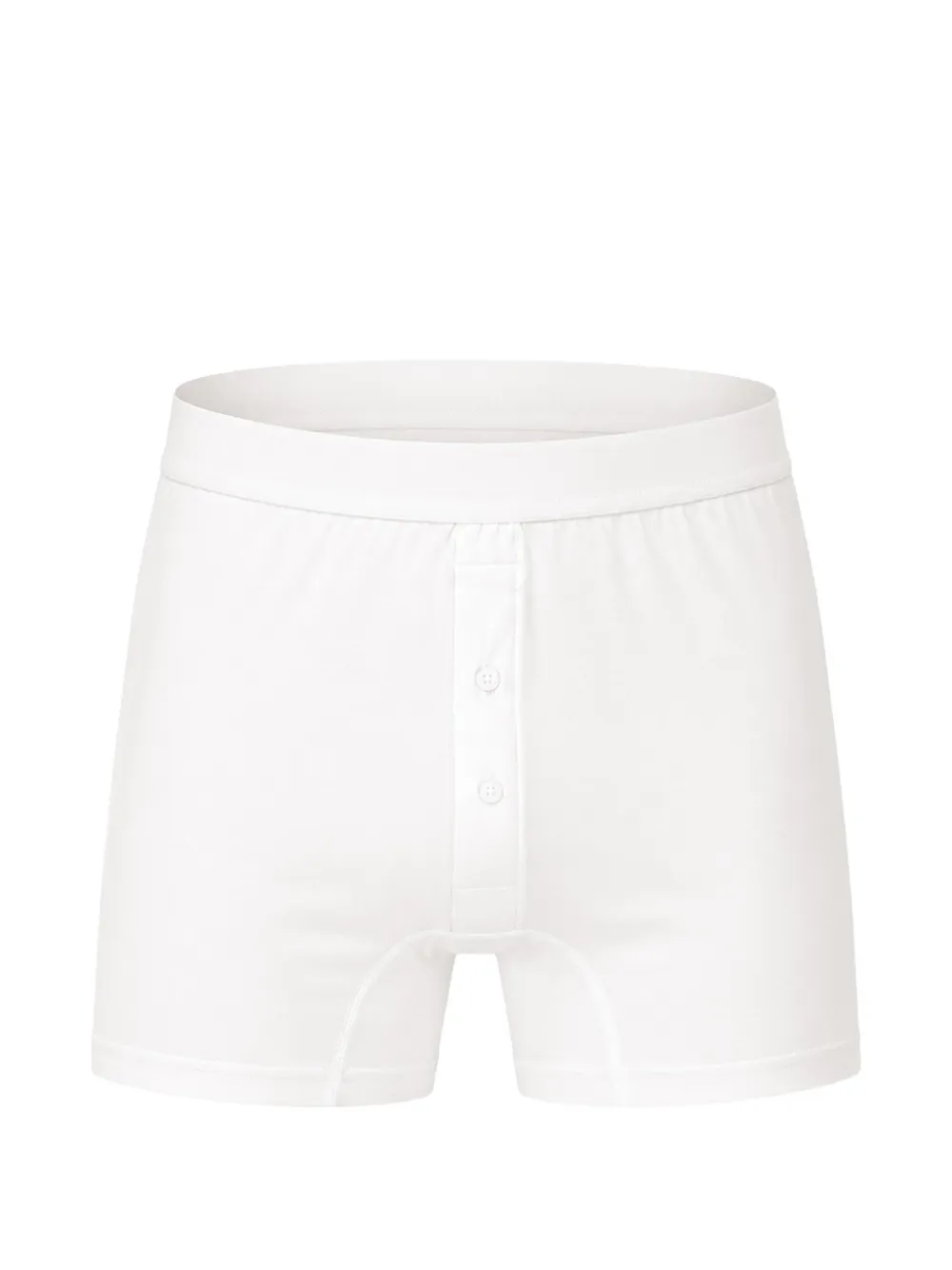  Handvaerk Button-front Elasticated Boxer Briefs - Blanco 