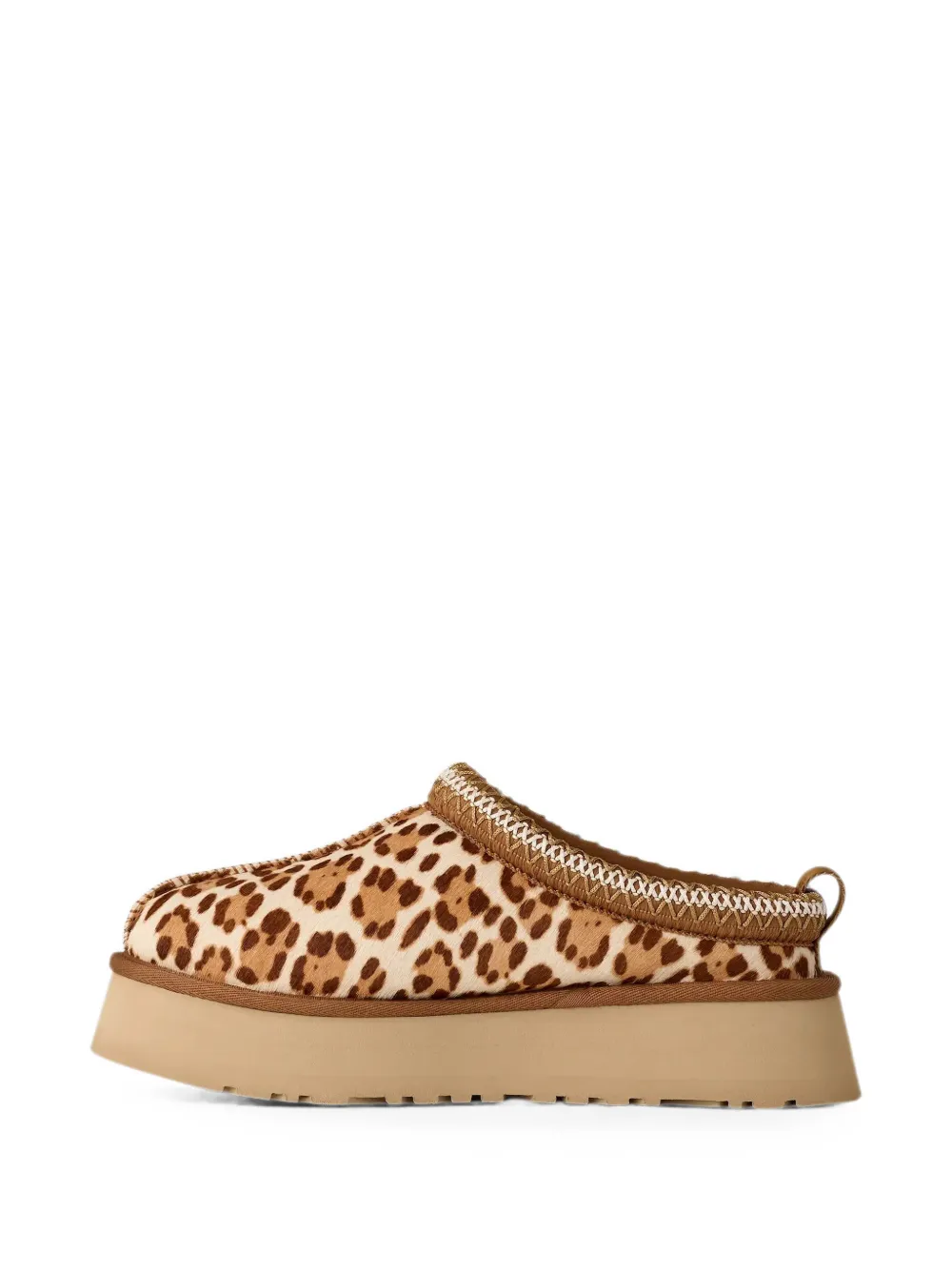 UGG Tazz leopard-print slippers Beige
