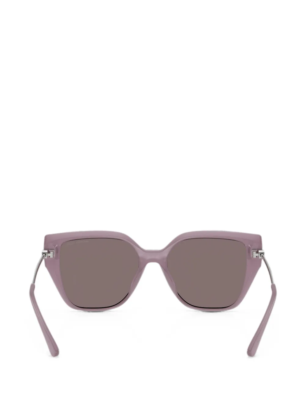 Michael Kors Zonnebril met geometrisch montuur Paars