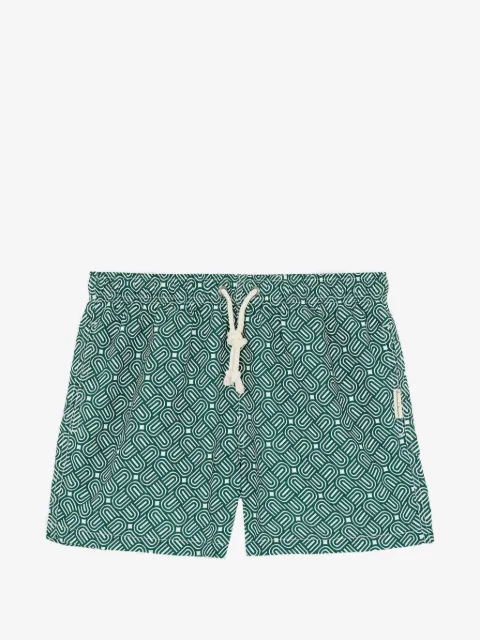 GASSA D AMANTE logo-detail drawstring swim shorts