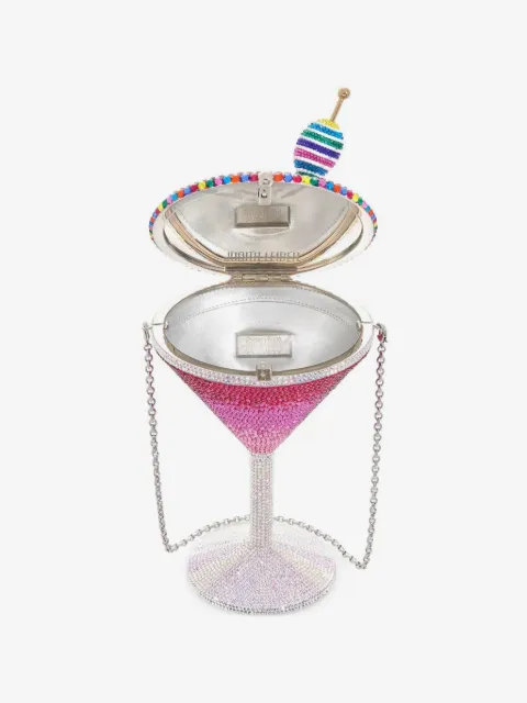 Judith Leiber Martini Candy crystal-embellished clutch bag