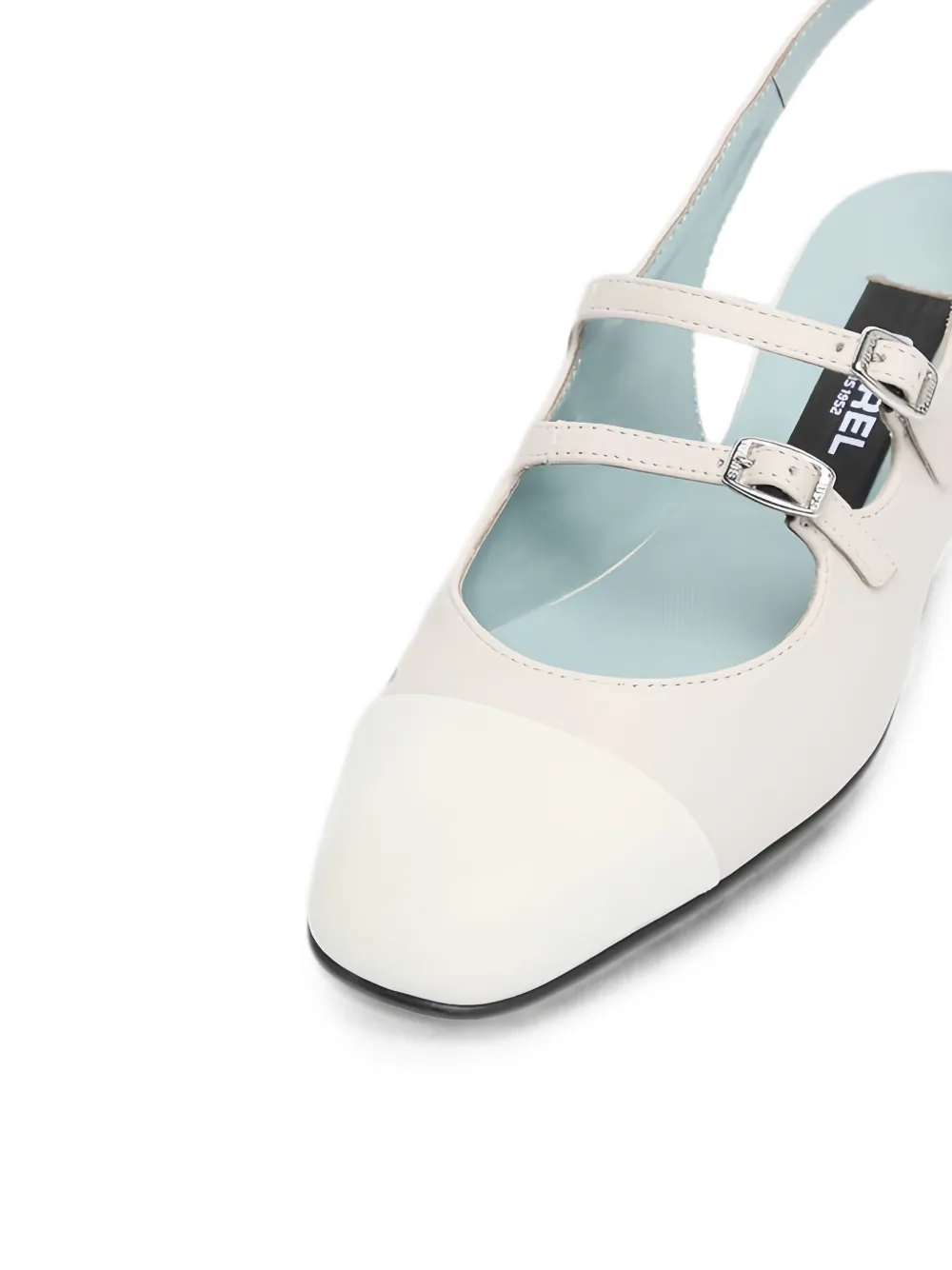 Carel Paris buckled slingback pumps Beige