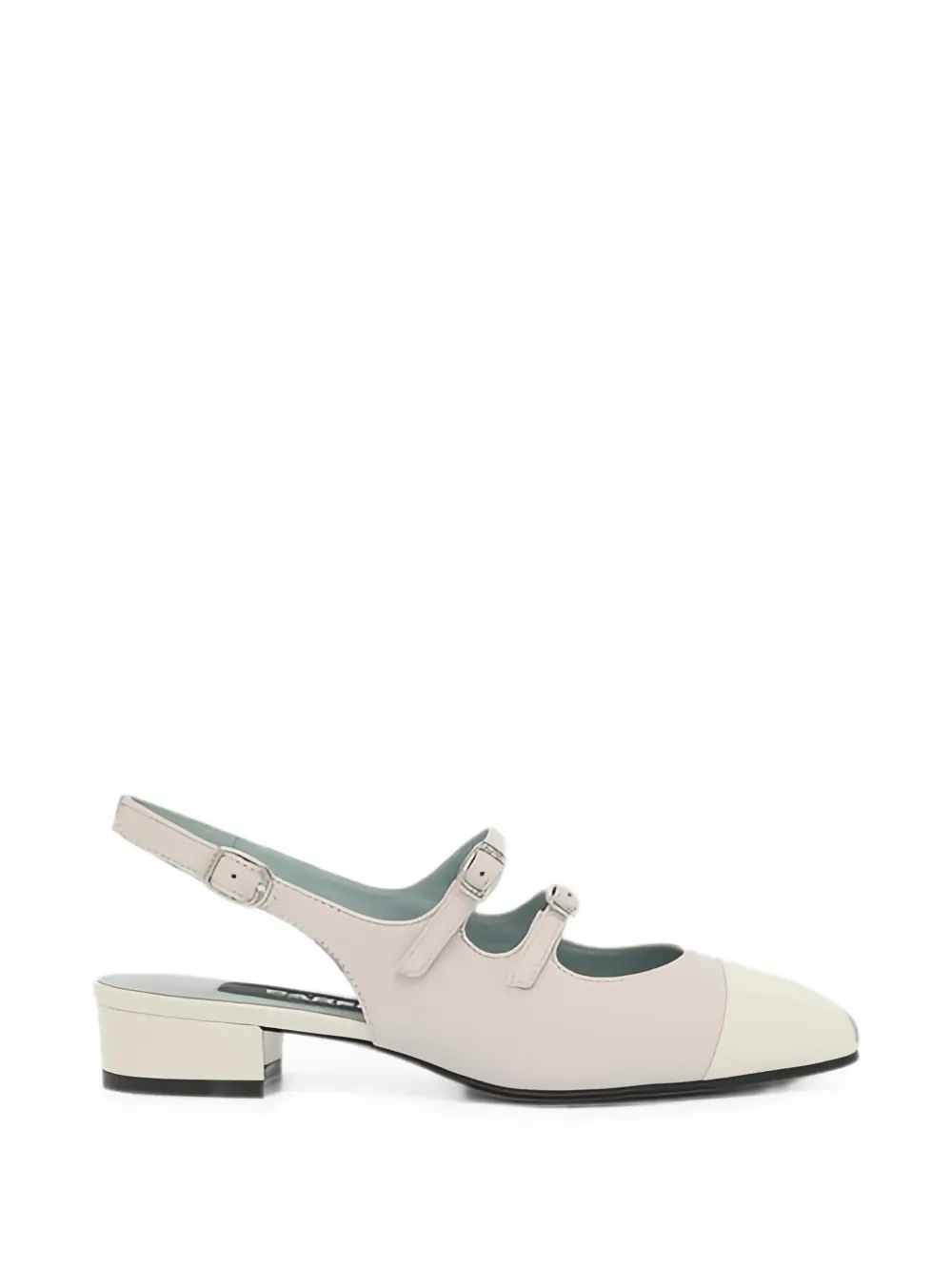 Carel Paris buckled slingback pumps Beige