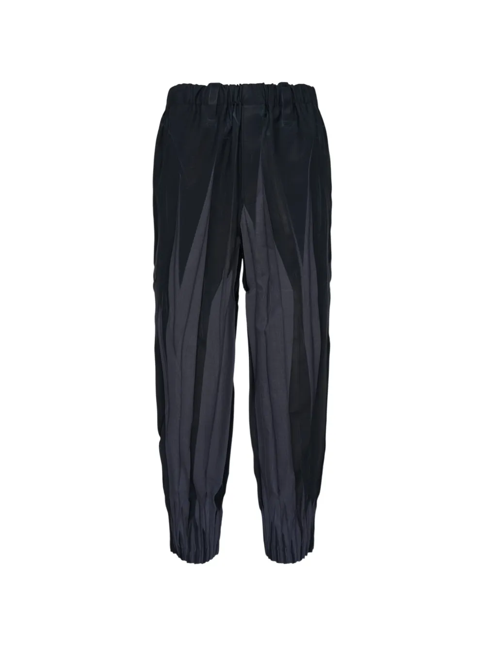 Issey Miyake Men Edge pleated panelled-detail trousers - Nero
