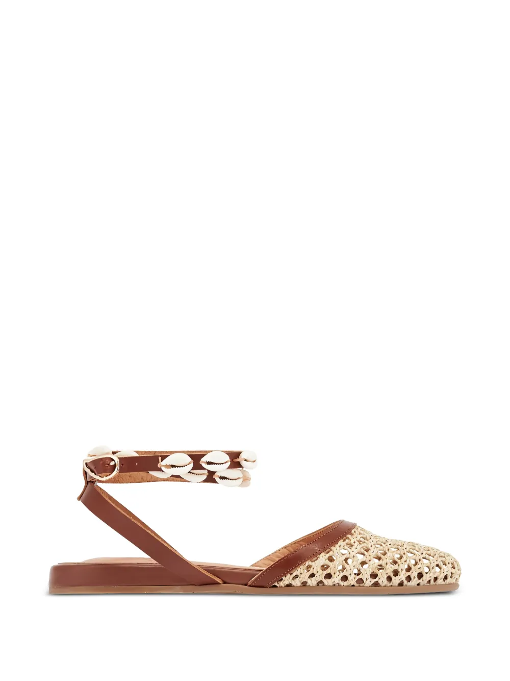 Ancient Greek Sandals Filothea woven flat pumps - Toni neutri