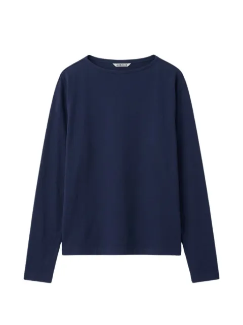 Auralee long-sleeve crew-neck sweater