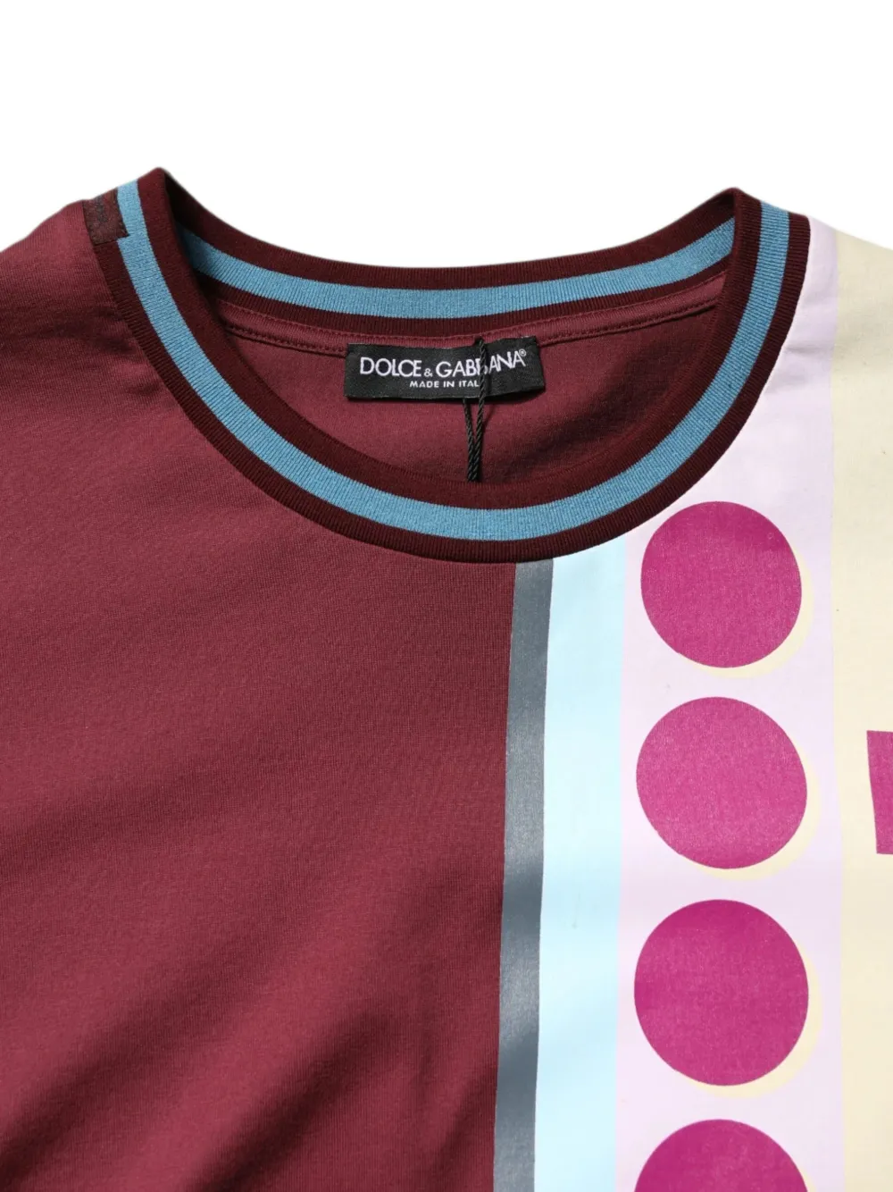 Dolce & Gabbana T-shirt met geometrische print Rood