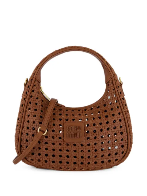 Miu Miu Wander woven shoulder bag