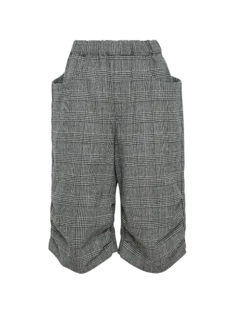 Comme Des Garçons pantalones con estampado de cuadros príncipe de Gales