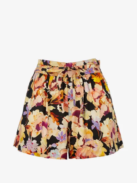 Ulla Johnson floral-print tie-waist shorts