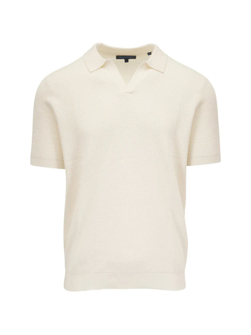 Pya Waffle-knit Polo Shirt In White