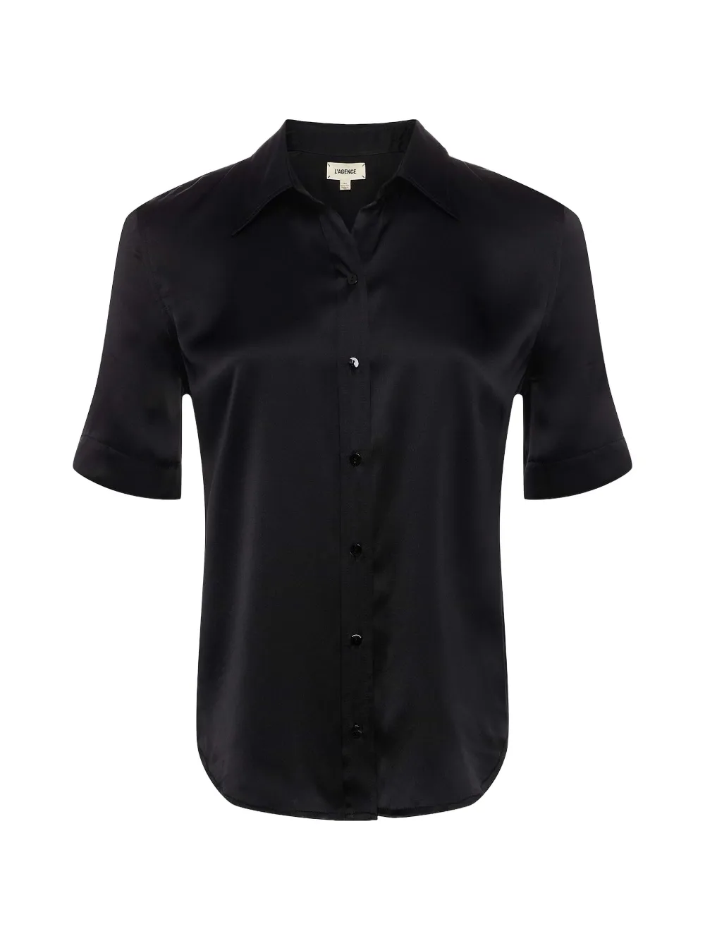 L'Agence Ellah short-sleeve shirt - Schwarz