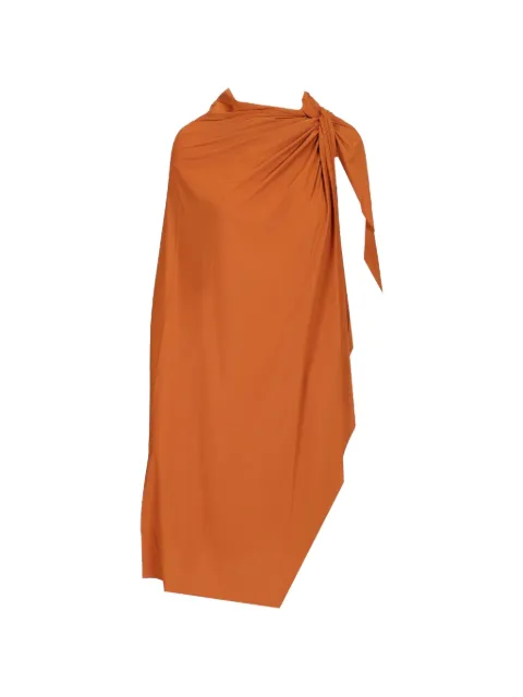 Amazuìn Milla knot-detail wrap skirt