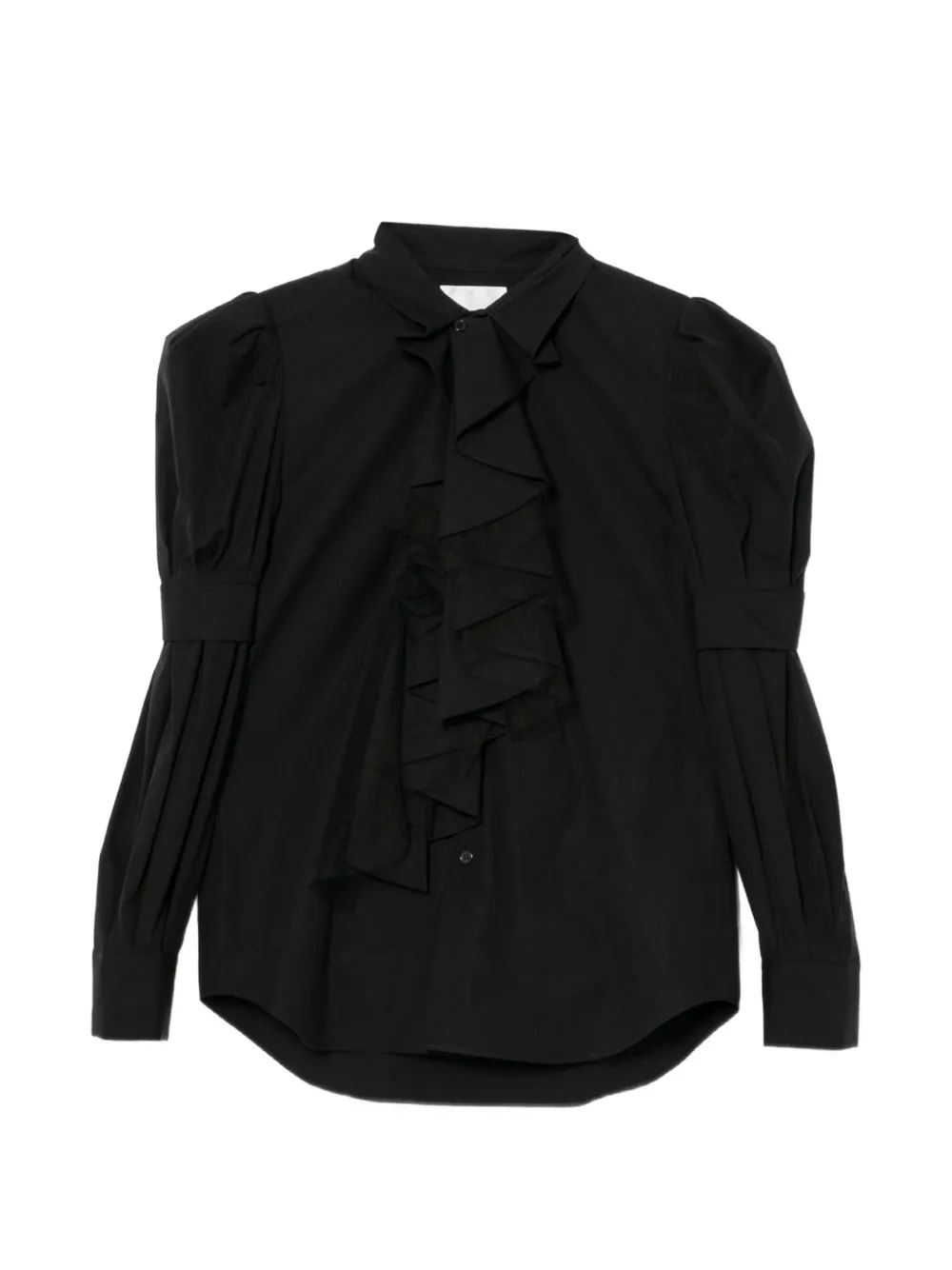 Comme Des Garçons Noir ruffled shirt - Schwarz