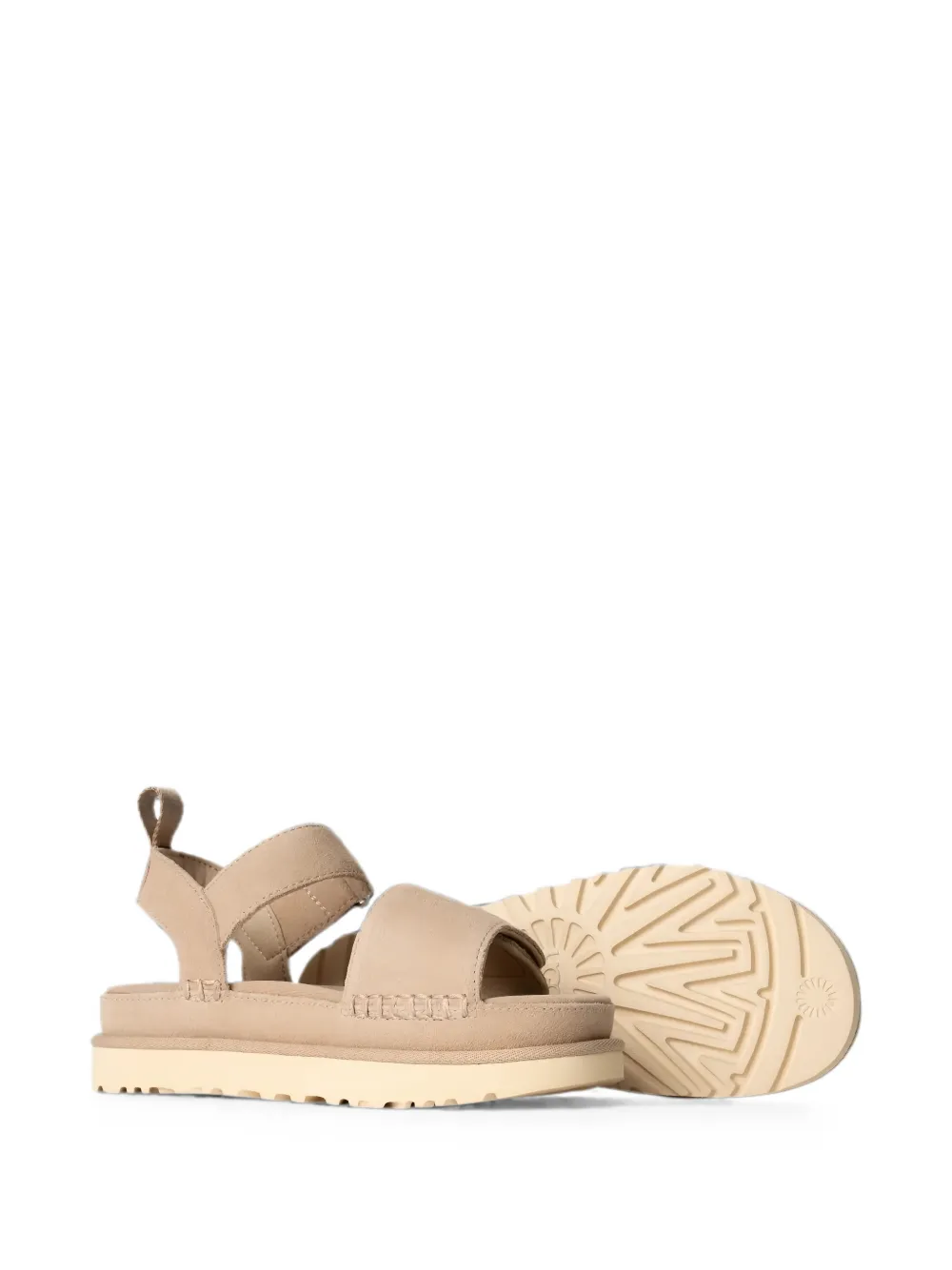 UGG Goldenstar touch-strap sandals Beige
