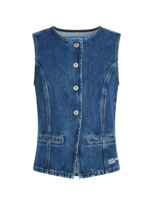 Moschino ハートモチーフ トップ | ブルー | FARFETCH JP