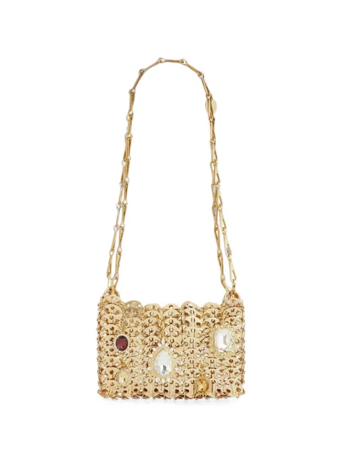 Rabanne crystal-embellished chainmail tote bag