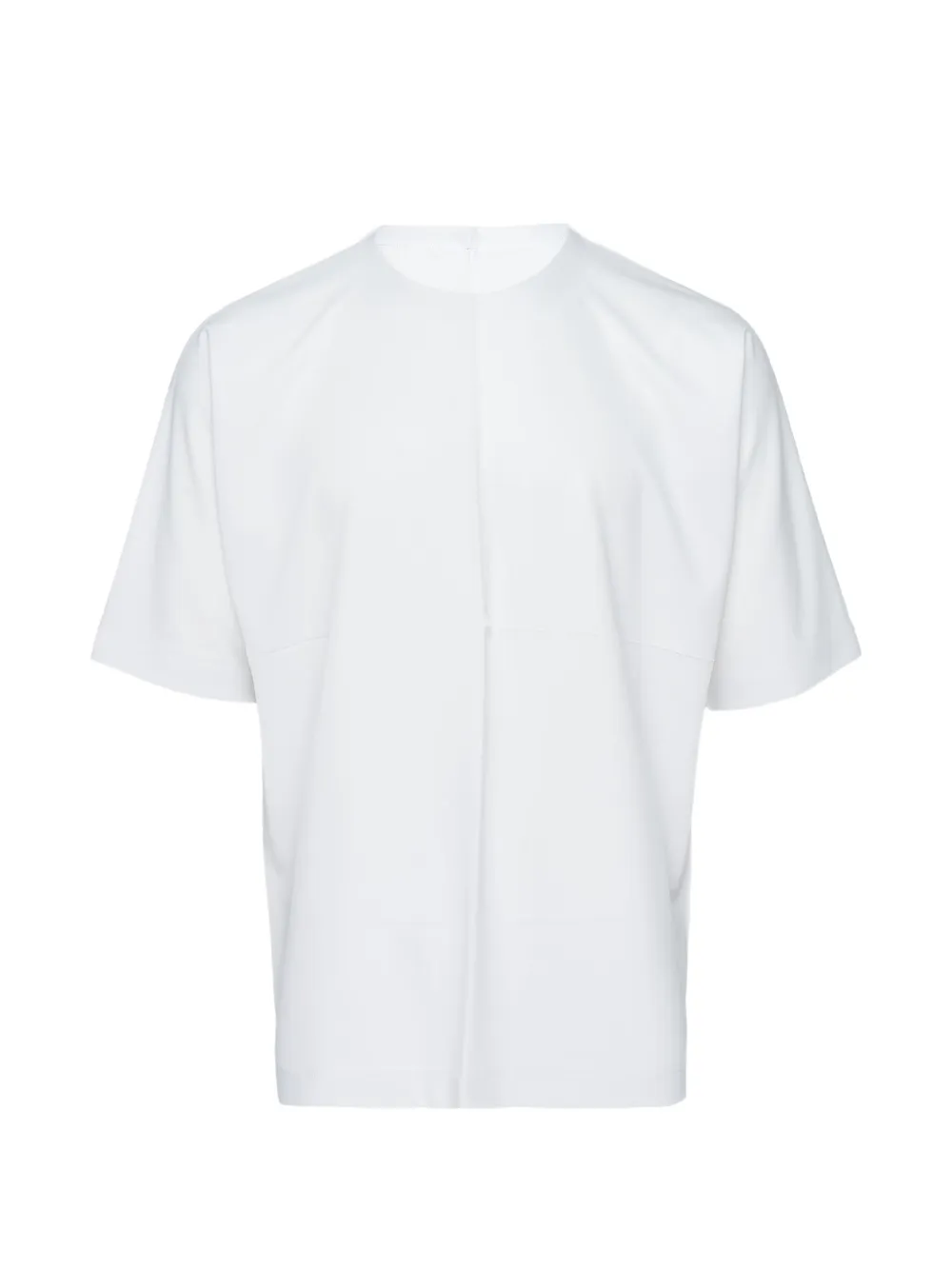 Issey Miyake Men seam-detail T-shirt - Bianco
