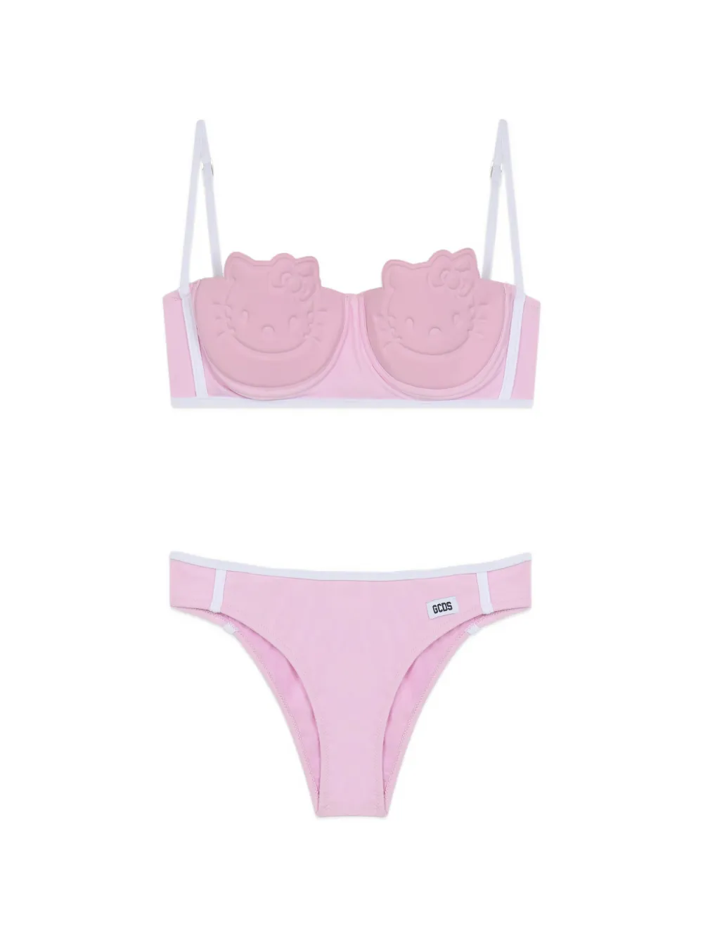 GCDS Hello Kitty embossed bikini - Rosa