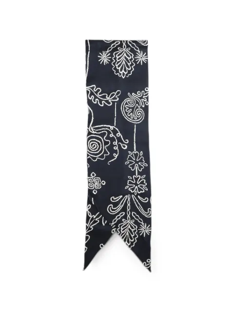 Giorgio Armani embroidered pointed-tip scarf