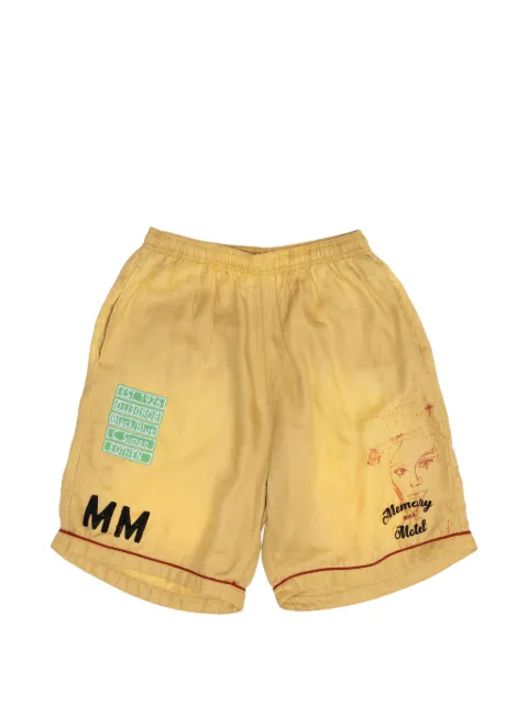 Paly Montauk graphic-print drawstring track shorts