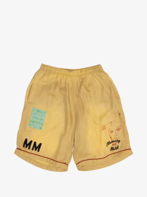 Paly Kordelzug-Joggingshorts mit Montauk-Print