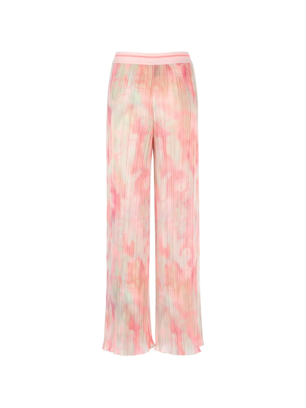 MARCCAIN Wolin broek met plissé-effect Roze