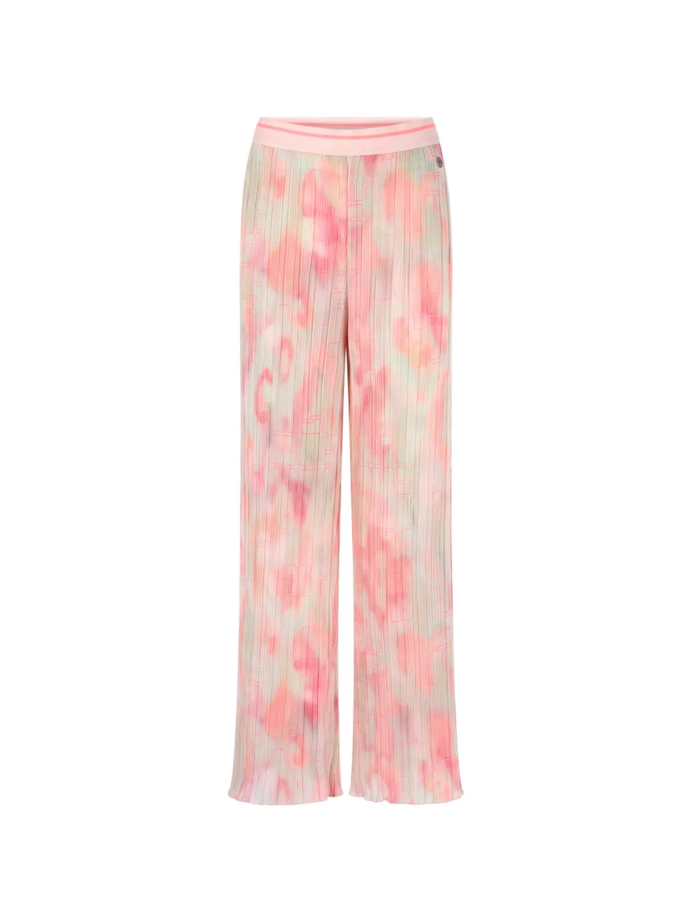 MARCCAIN Wolin plissé-effect trousers - Rosa