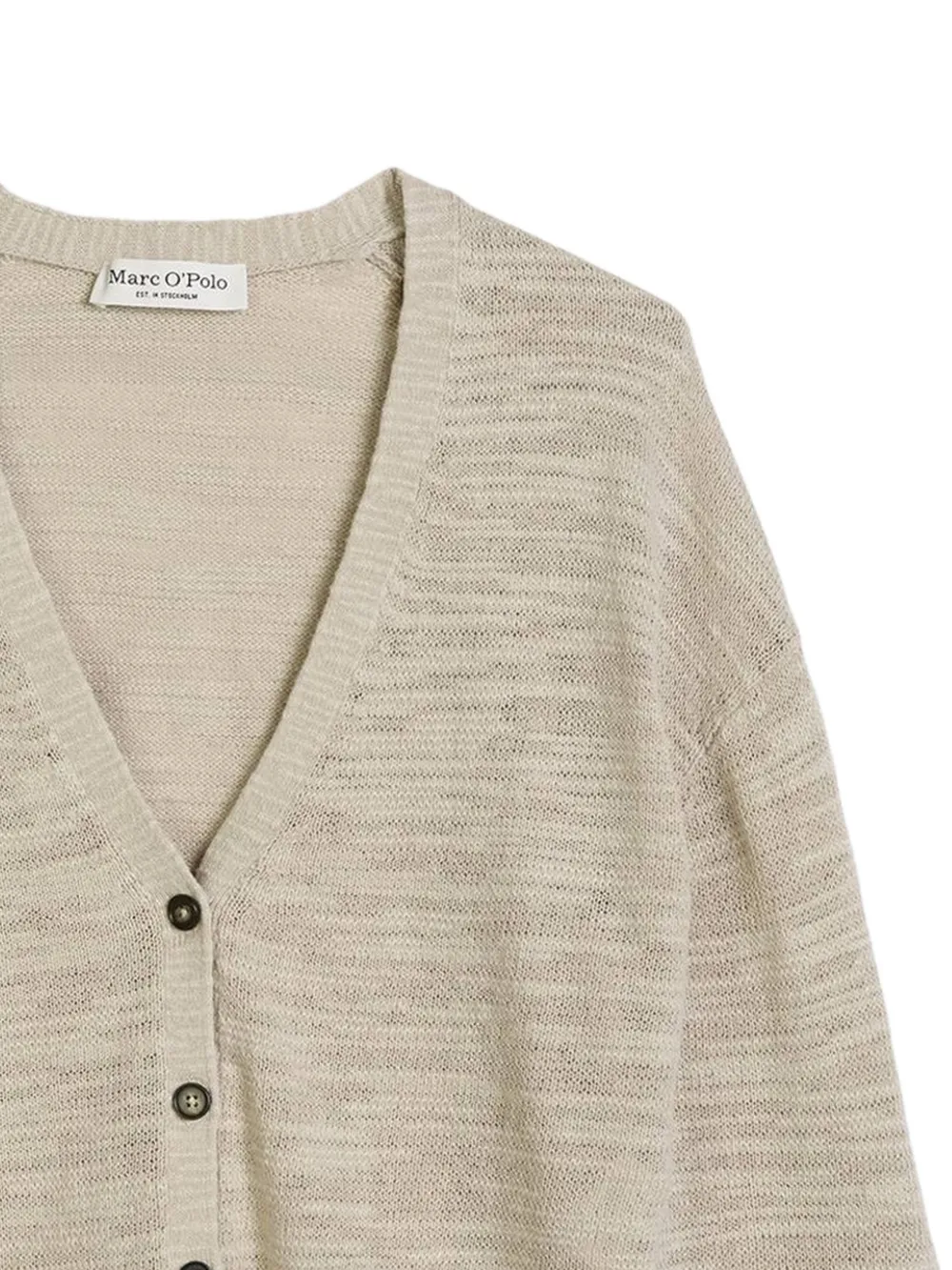 Marc O'Polo Fijngebreid vest Beige