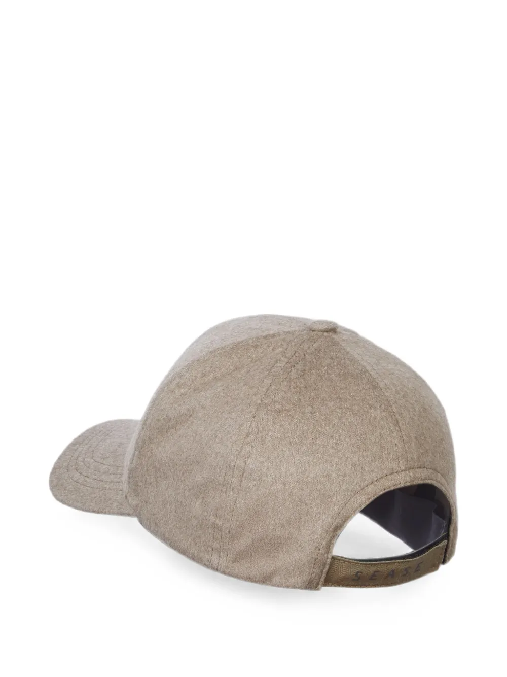  Sease Logo-patch Cashmere Cap - Neutro 