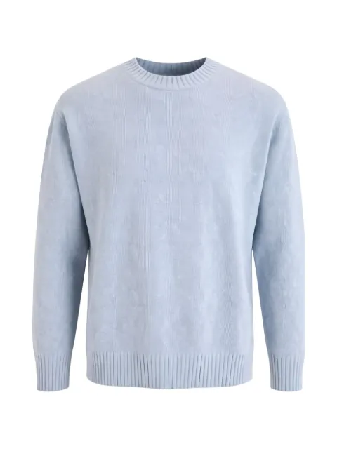 JURTA Gerippter Strickpullover
