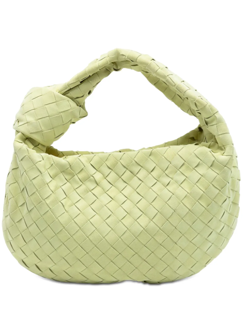 Bottega Veneta Pre-Owned 2012-2026 Teen Jodie Beuteltasche aus Wildleder - Gelb
