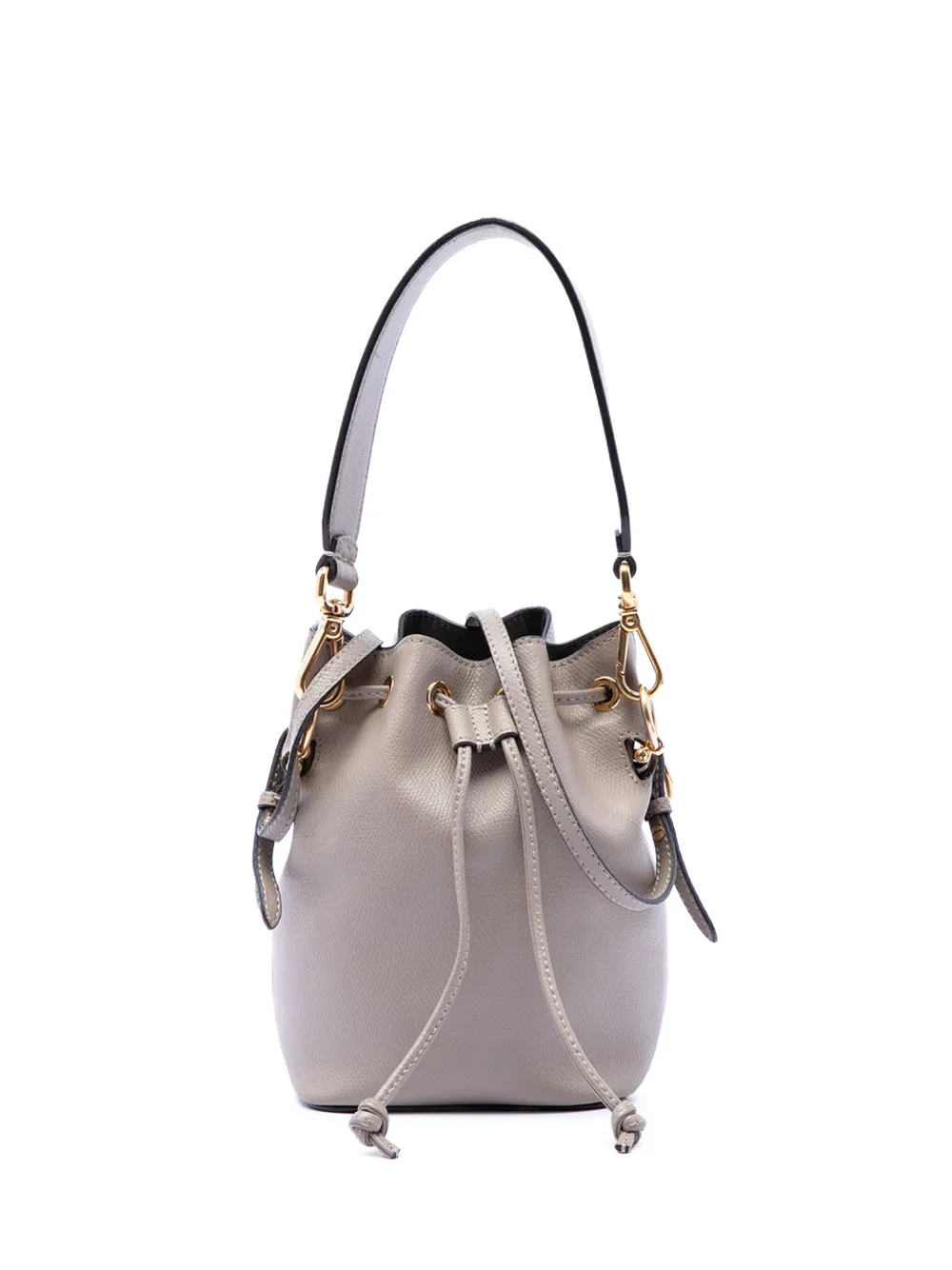 Fendi Pre-Owned Borsa a secchiello Mon Tresor mini in pelle 2010-2026 - Marrone