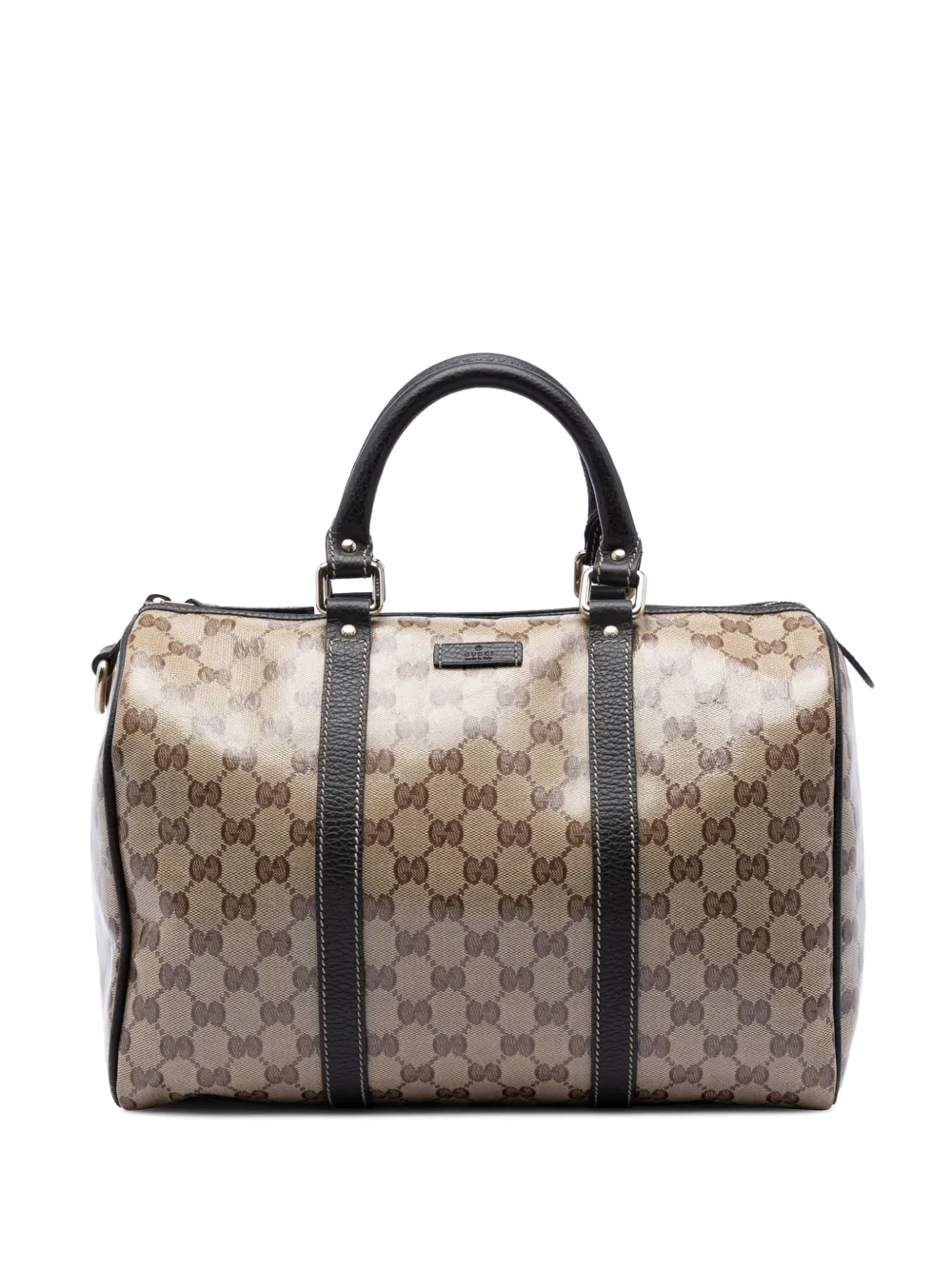 Gucci Pre-Owned Borsa a tracolla Crystal Joy Boston media con motivo GG 2016-2026 - Toni neutri