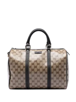 Fendi Pre-Owned 2000-2010 Zucchino Crystal Boston Bag  display picture 1