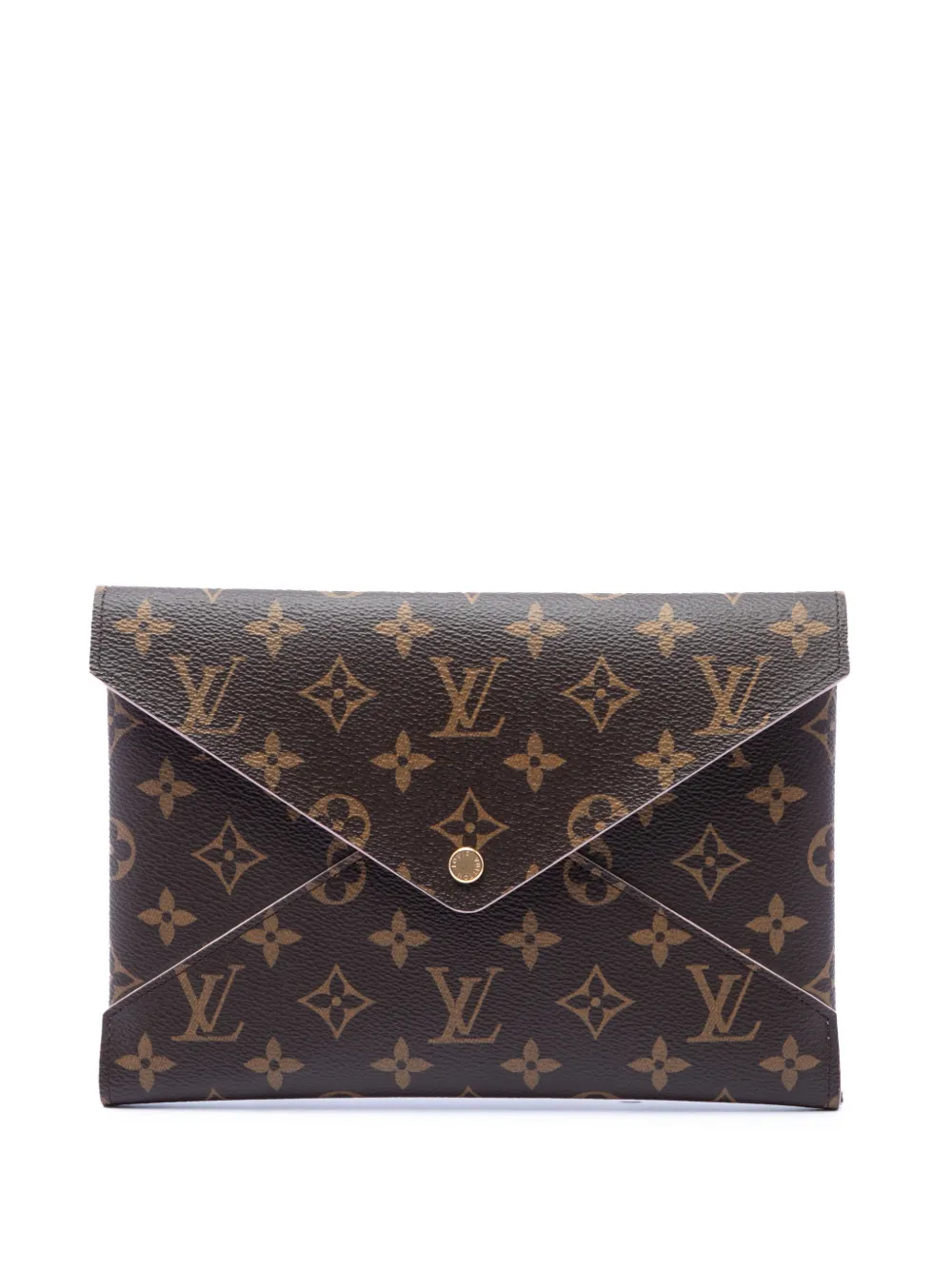 Louis Vuitton Pre-Owned Clutch Pochette Kirigami Set con monogramma 2018 - Marrone