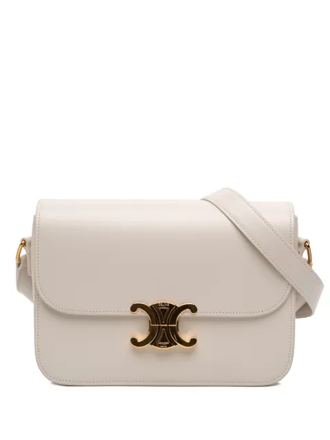 Celine Pre-Owned 2024 Classique Shiny Calfskin Triomphe crossbody bag