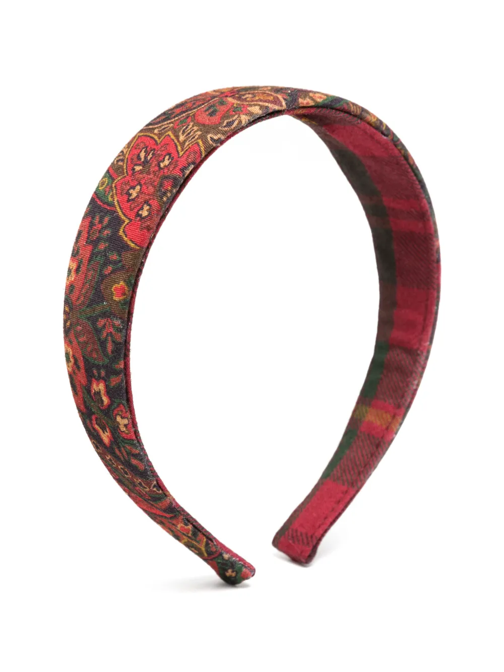 ETRO KIDS paisley-print headband - Rosso