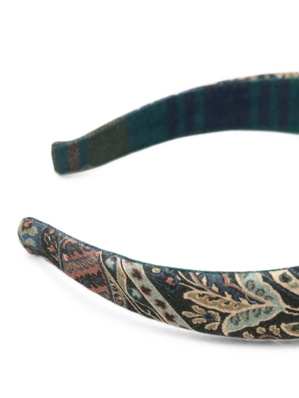 ETRO KIDS Haarband met bloemenprint Groen