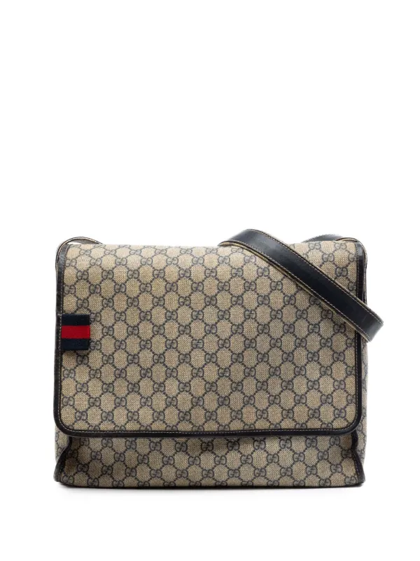 Gucci Pre-Owned 2016-2026 GGスプリーム ウェブ メッセンジャー