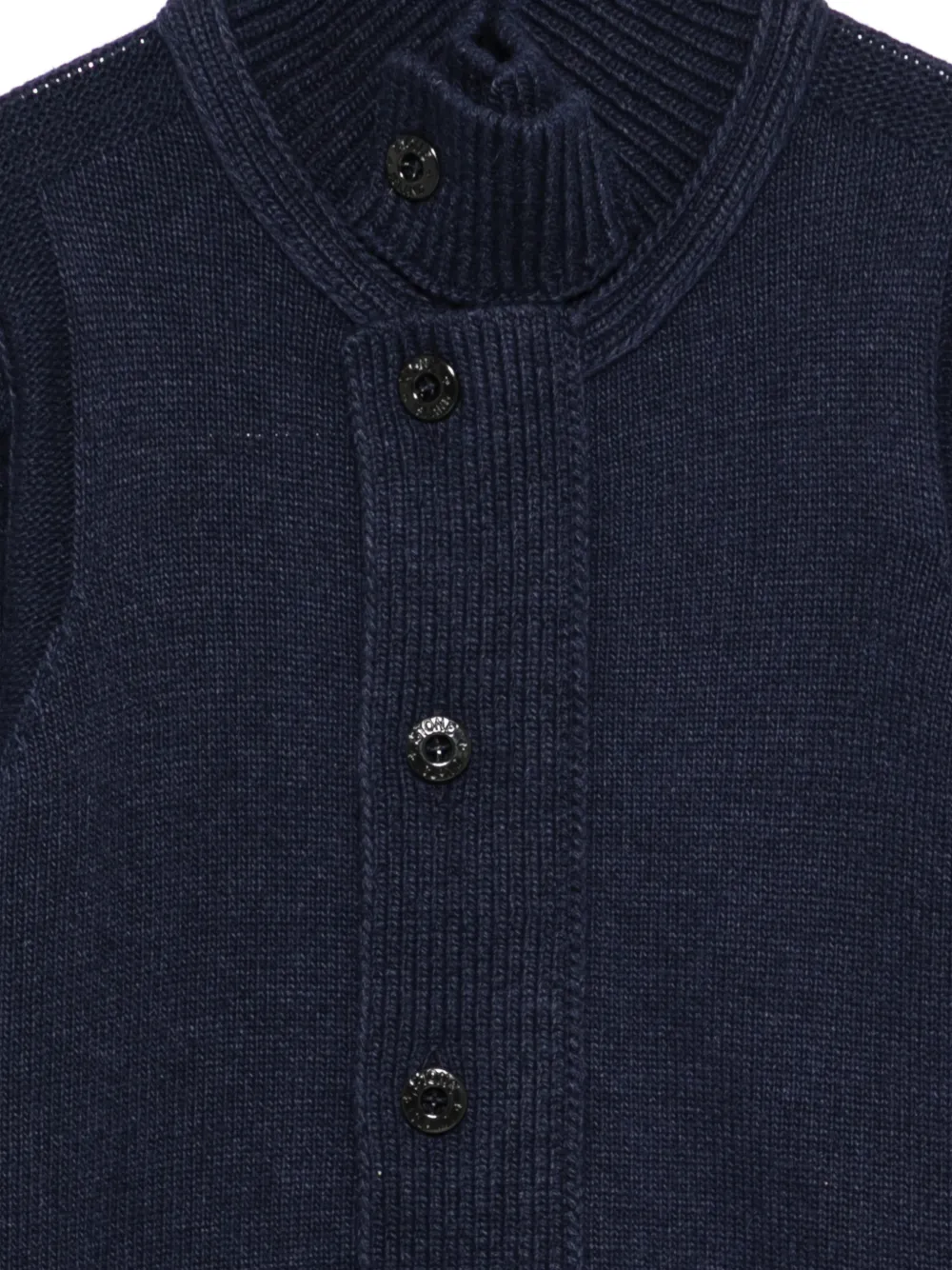 Stone Island Junior Vest met rits Blauw